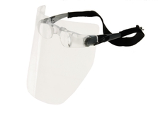 Okulary lupowe z przyłbicą dla stomatologów i protetyków
